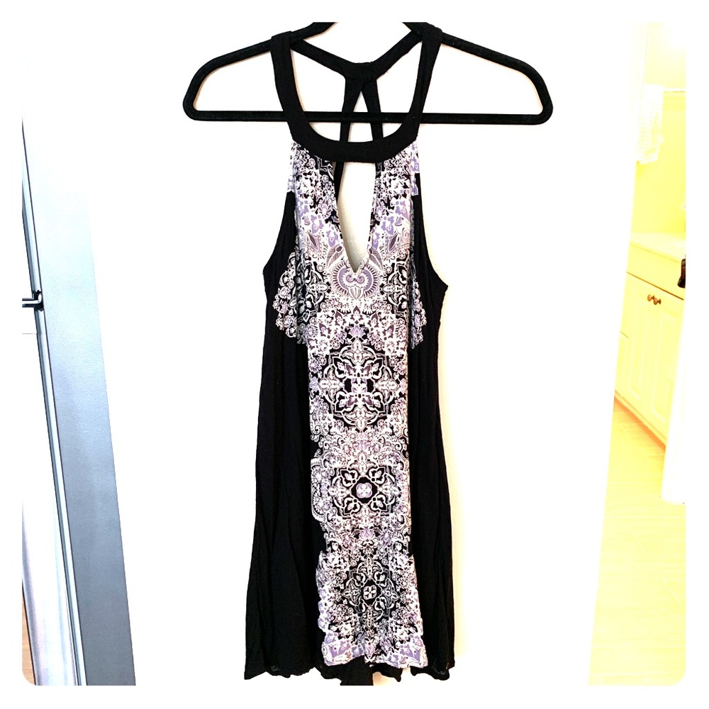 High neck dress